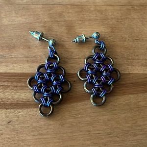 Chainmail earrings